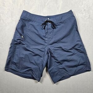 Patagonia Board Shorts Mens 35 Blue 100% Nylon Hybrid 9" Inseam Beach Activewear